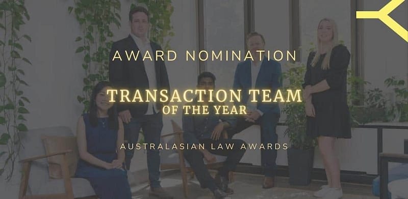 Biztech Lawyers is Transaction Team of the Year Finalist