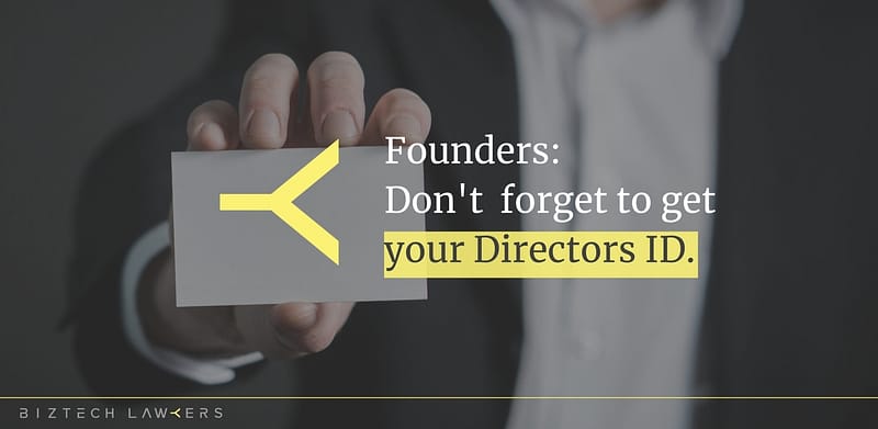 Founders PSA: Director Identification Numbers